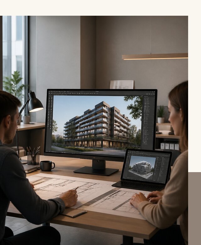 3D визуализация архитектуры и объектов строительства в Сланцах