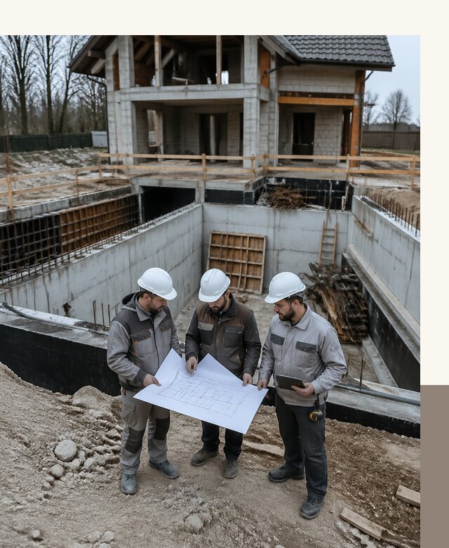 Проектирование и строительство домов с подвалом под ключ в Сланцах