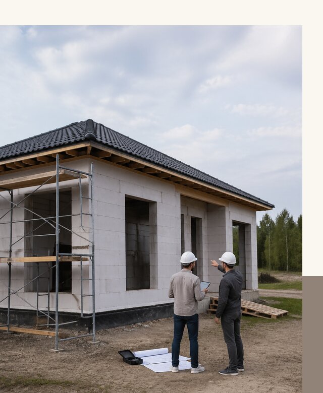 Проектирование одноэтажных домов из газобетона в Сланцах